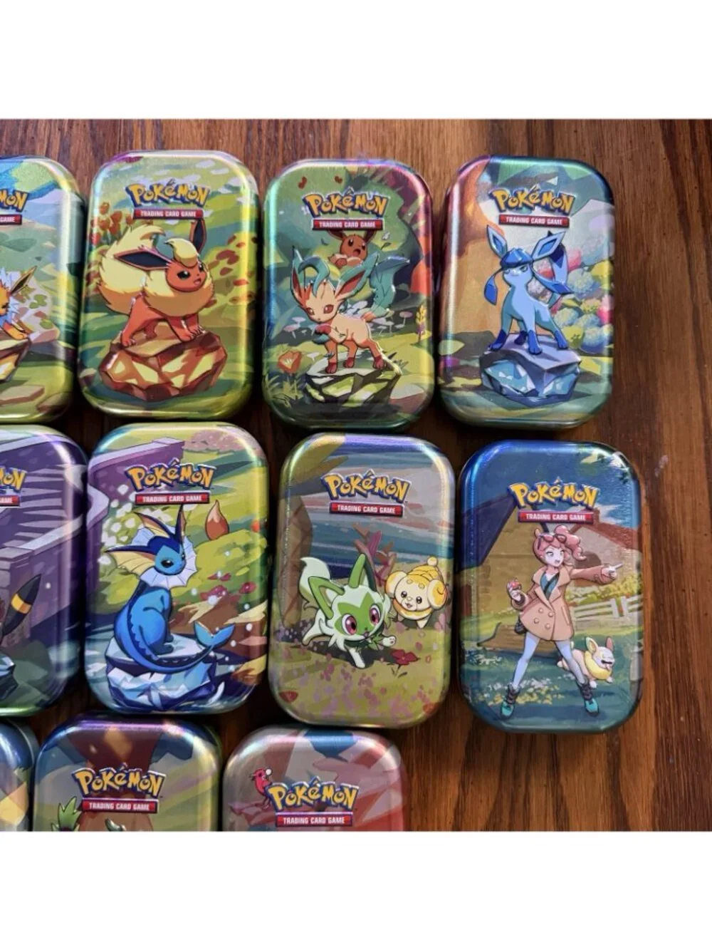 Pokemon Mini Tins Empty Lot of 13 - No Cards No Packs - Great Condition